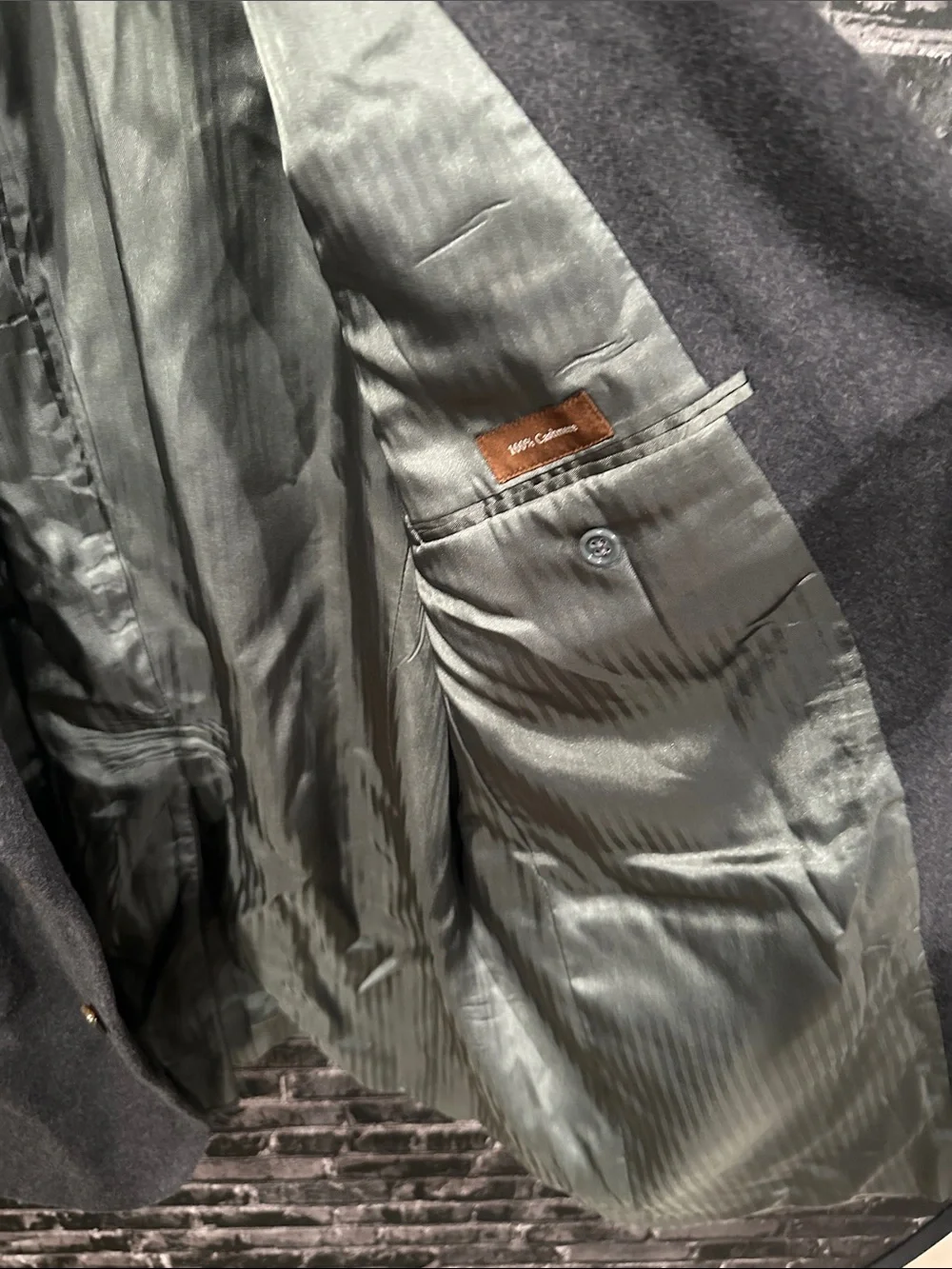 Joseph & Lyman Charcoal Grey 100% Cashmere Blazer Coat!